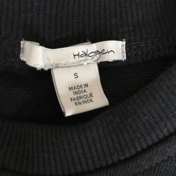 Halogen ruffle cold shoulder sweatshirt. - Picture 7 of 8